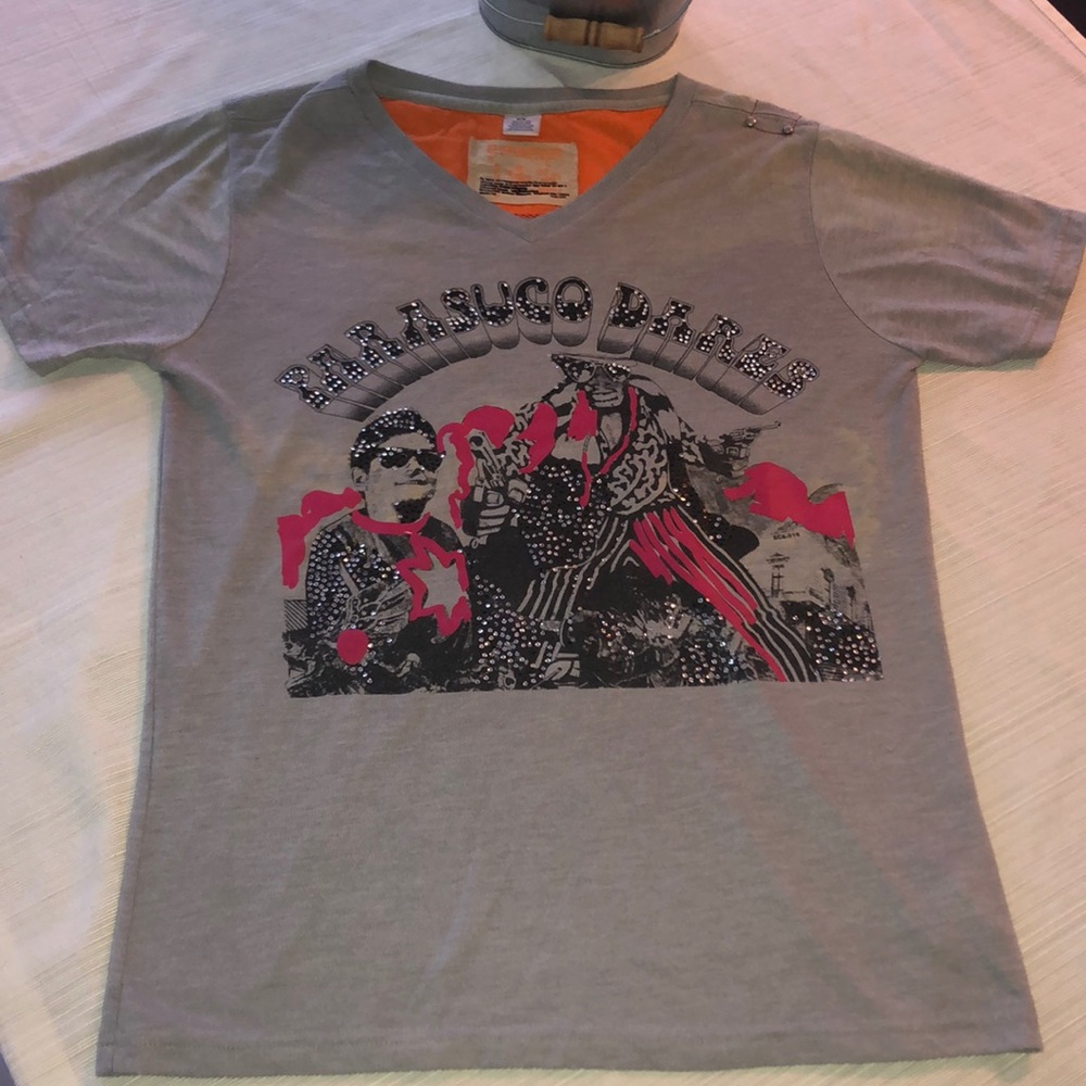 PARASUCO VINTAGE GRAPHIV TEE SZ M
